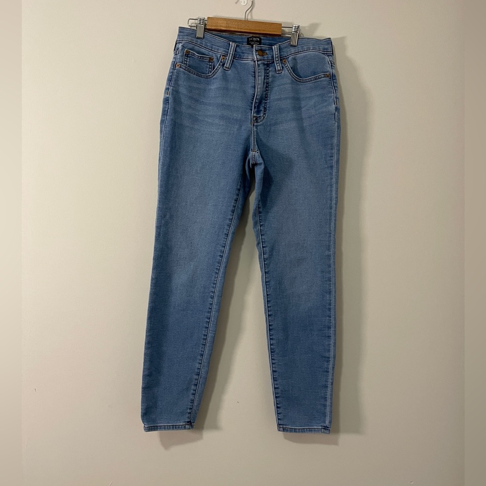 J. Crew Womens Jeans Size 29 Blue 9” Mid Rise Skinny Denim Bottoms